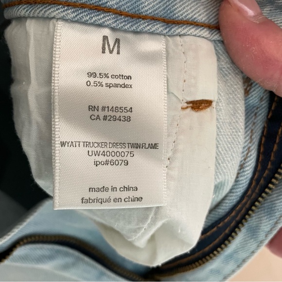 Unpublished Wyatt Trucker Jean Dress. Nwts - Picture 16 of 16